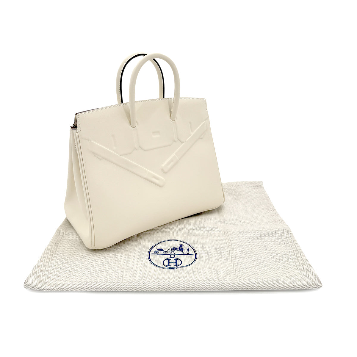 HERMES BIRKIN SHADOW 25 NATA SWIFT HAND BAG W 90284150