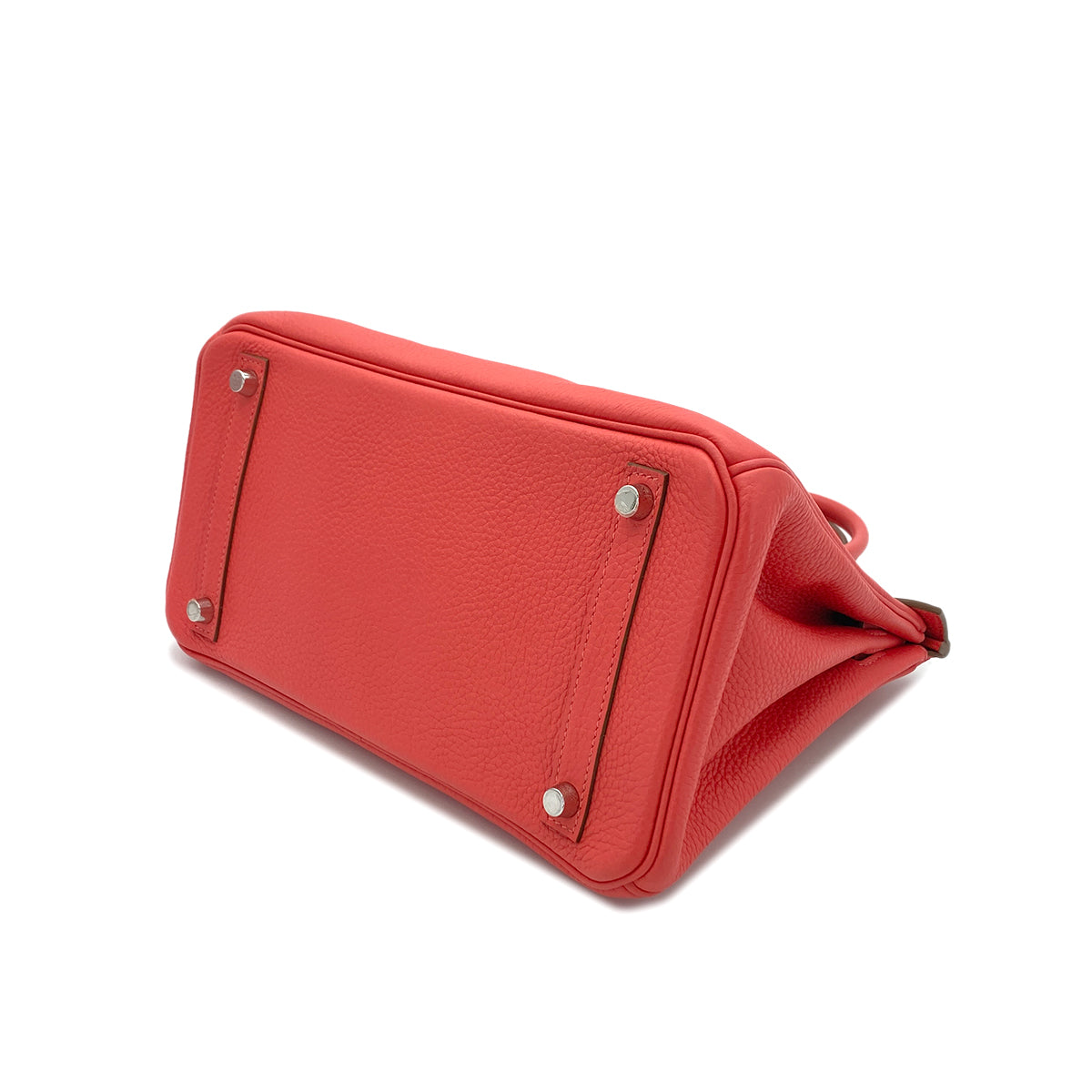 HERMES BIRKIN 30 ROSE JAIPUR TAURILLON CLEMENCE HAND BAG □P SHW 90287996