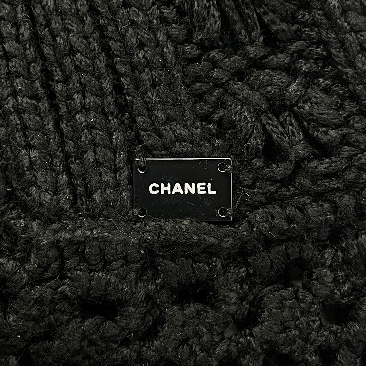 CHANEL RACE CARDIGAN BLACK RAYON 42 04P RTW 90288501 - PURPOSE
