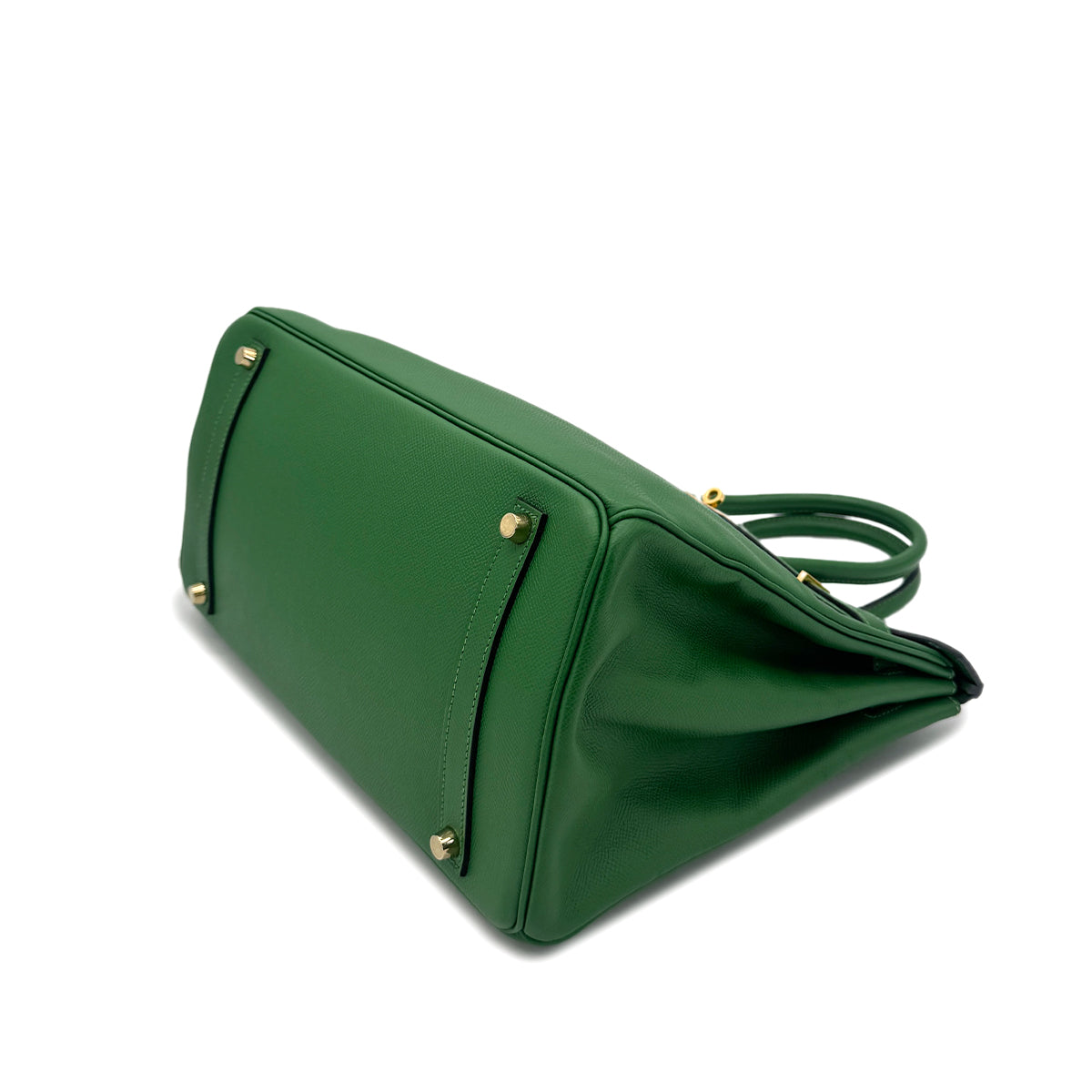 HERMES BIRKIN 35 VERT BENGALE VEAU EPSOM HAND BAG □O GHW 90294374