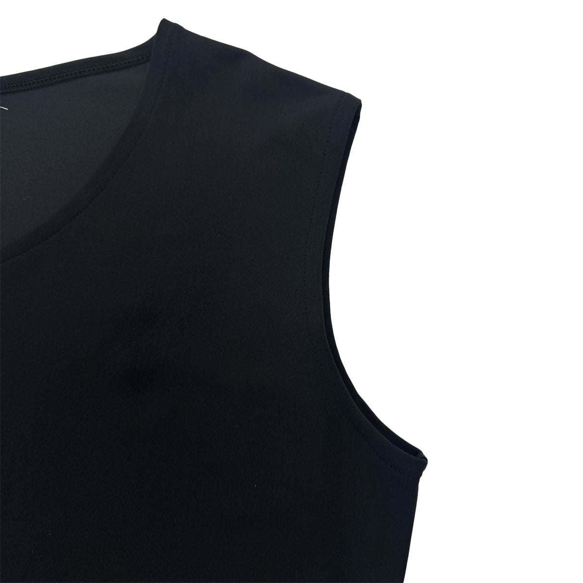 CHANEL VINTAGE COCOMARK SLEEVELESS DRESS BLACK NYLON 40 96C RTW 90295761