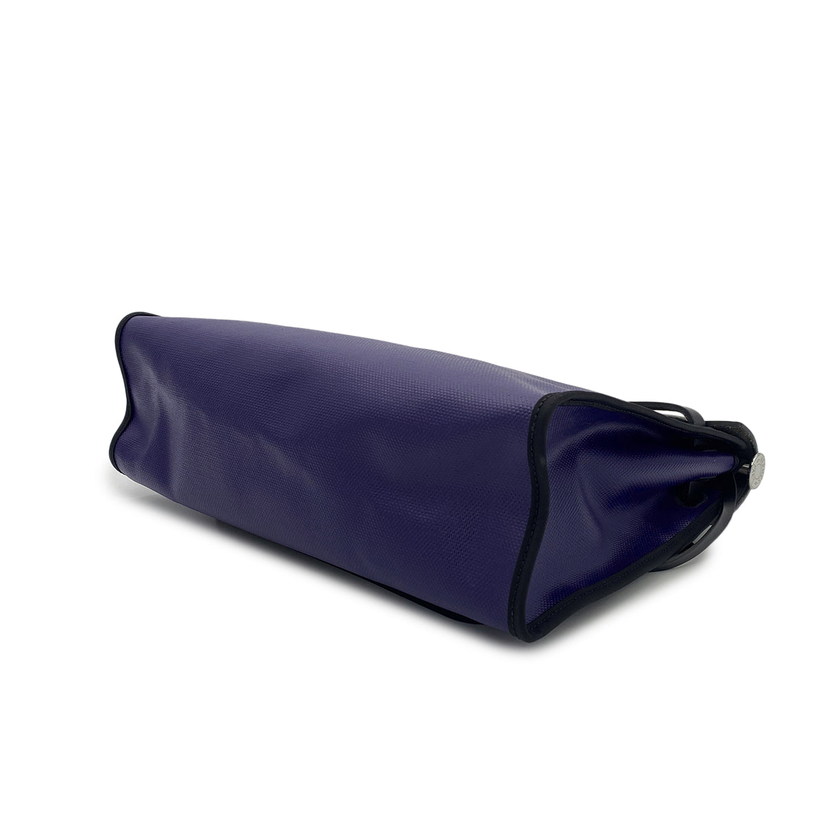 HERMES HER BAG ZIP PM 31 BLEU ENCRE BLACK TOILE H BERLINE VACHE HUNTER HAND SHOULDER BAG C 90296673 - PURPOSE