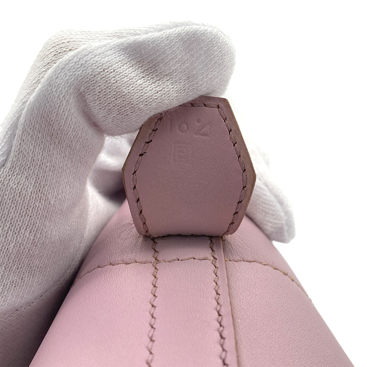 HERMES BOLIDE 31 MAUVE VEAU TADELAKT HAND SHOULDER BAG □E GHW 90297256