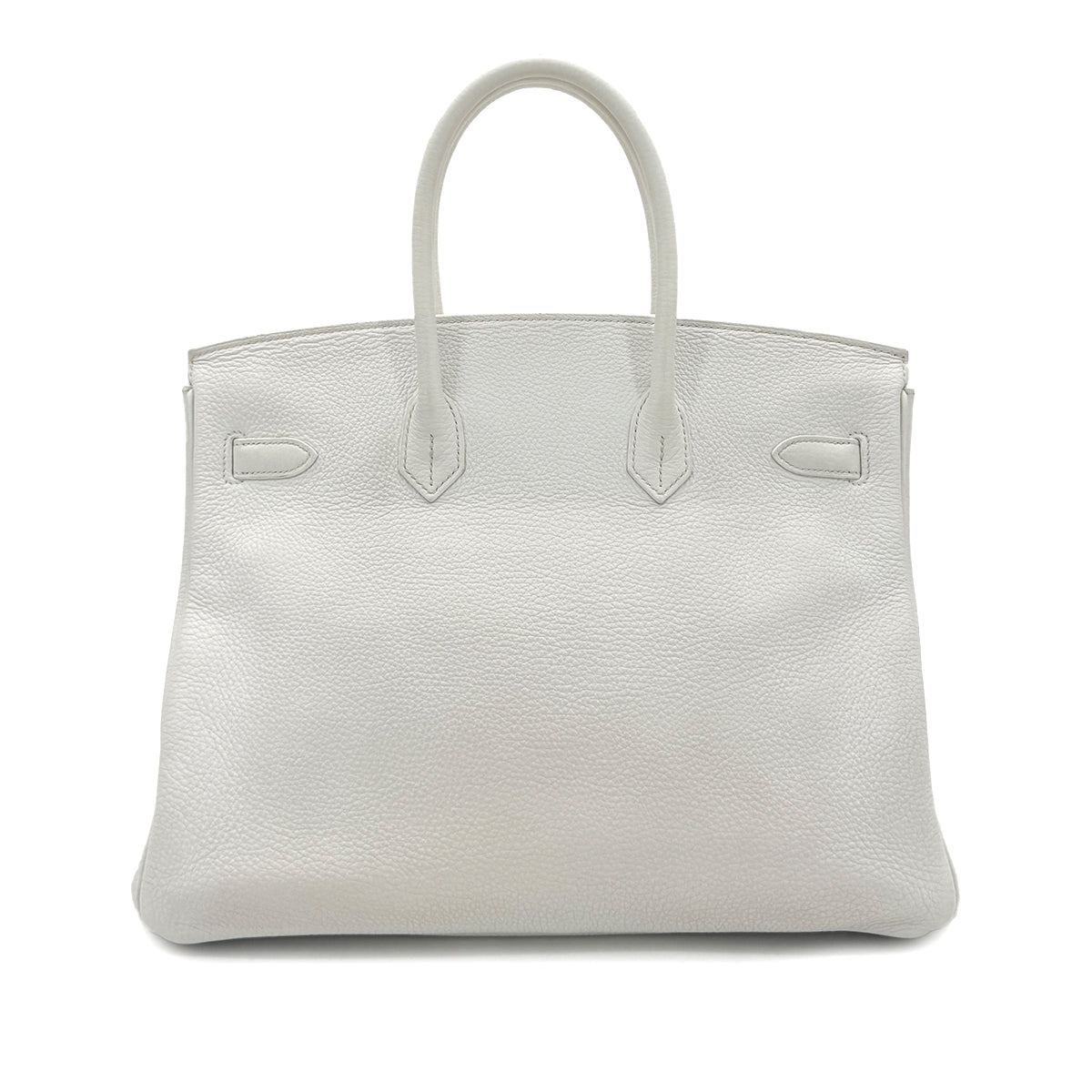 HERMES BIRKIN CLUB 35 WHITE GRIS PERLE SANGUINE TAURILLON CLEMENCE LIZARD HAND BAG □P SHW 90298337