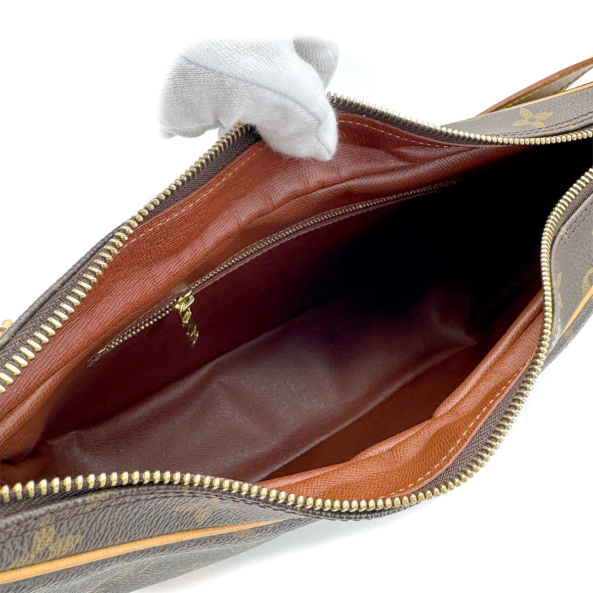 LOUIS VUITTON MONOGRAM BOULOGNE SHOULDER BAG BROWN M51265 90298703