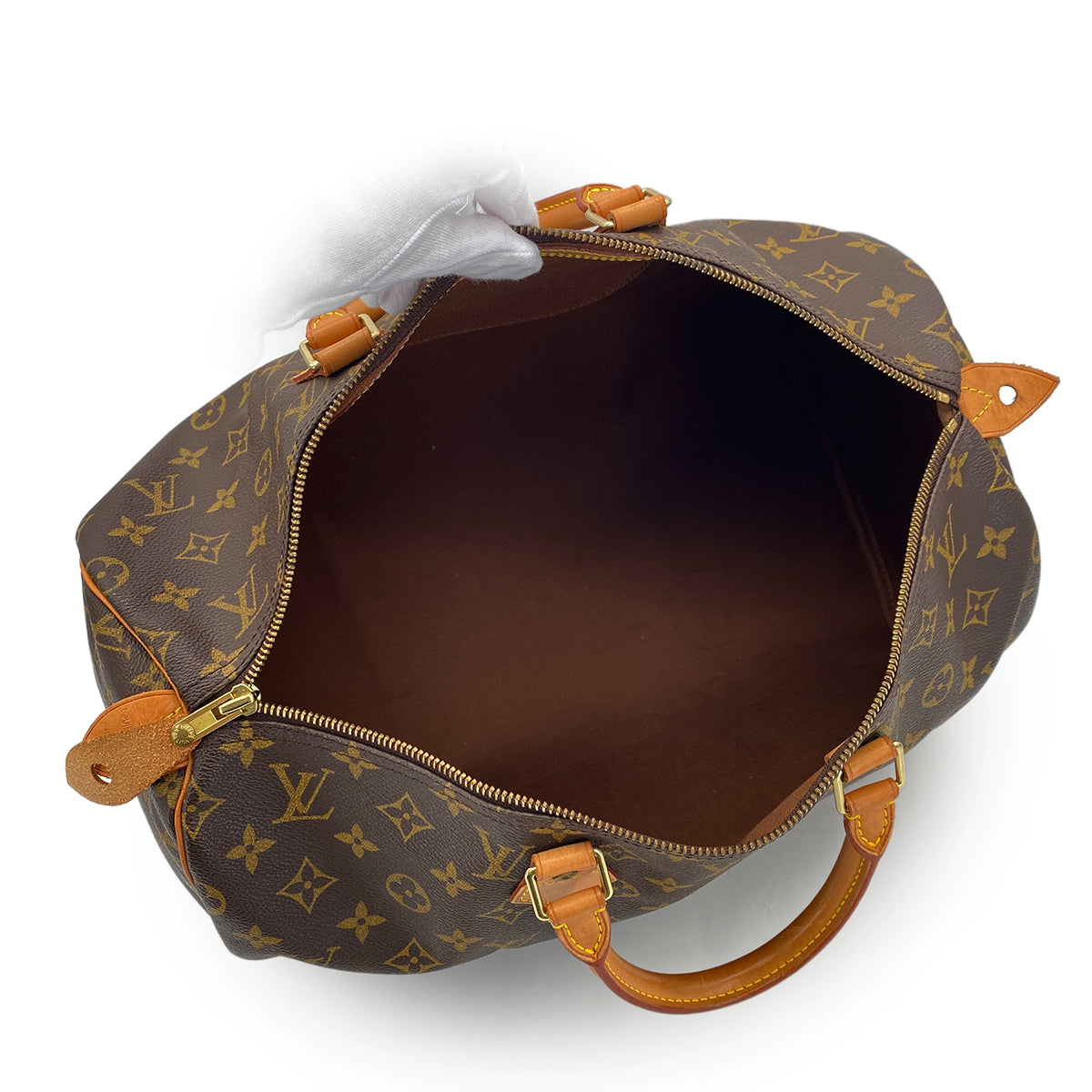 LOUIS VUITTON MONOGRAM SPEEDY 40 HAND BAG BROWN M41522 90298727