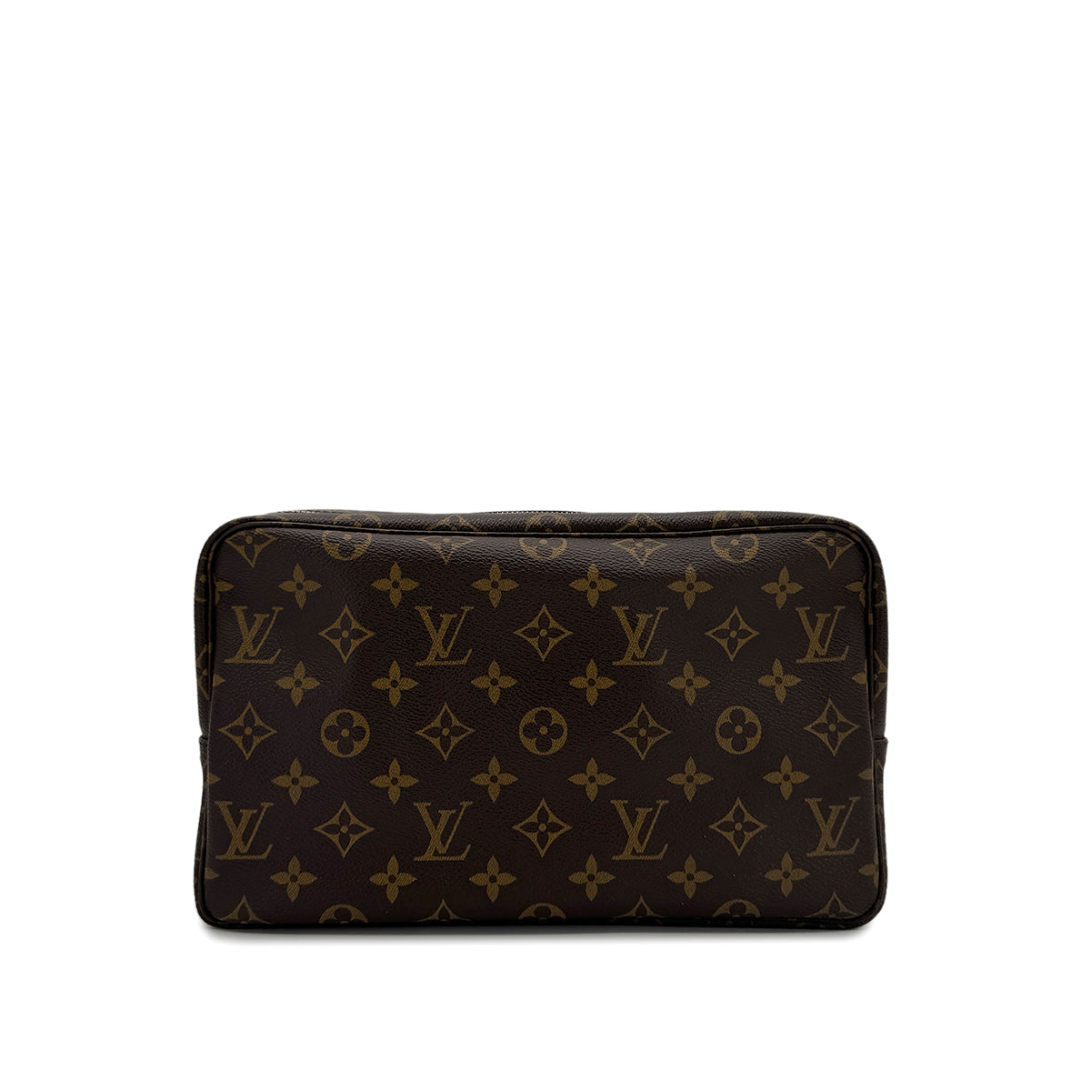 LOUIS VUITTON MONOGRAM TROUSSE TOILETTE 28 CLUTCH BAG BROWN M47522 90299059
