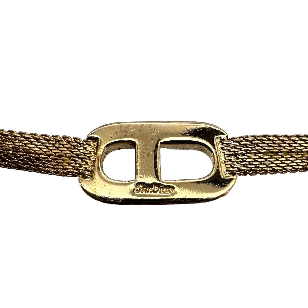 CHRISTIAN DIOR NECKLACE CD LOGO GOLD ACCESSORY 90299110