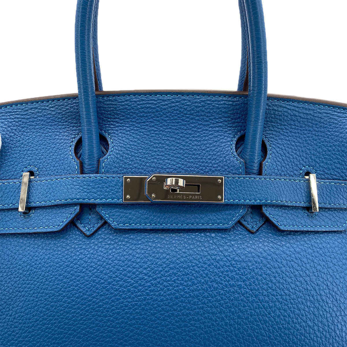 HERMES BIRKIN 30 MYKONOS TOGO HAND BAG □O SHW 90299591