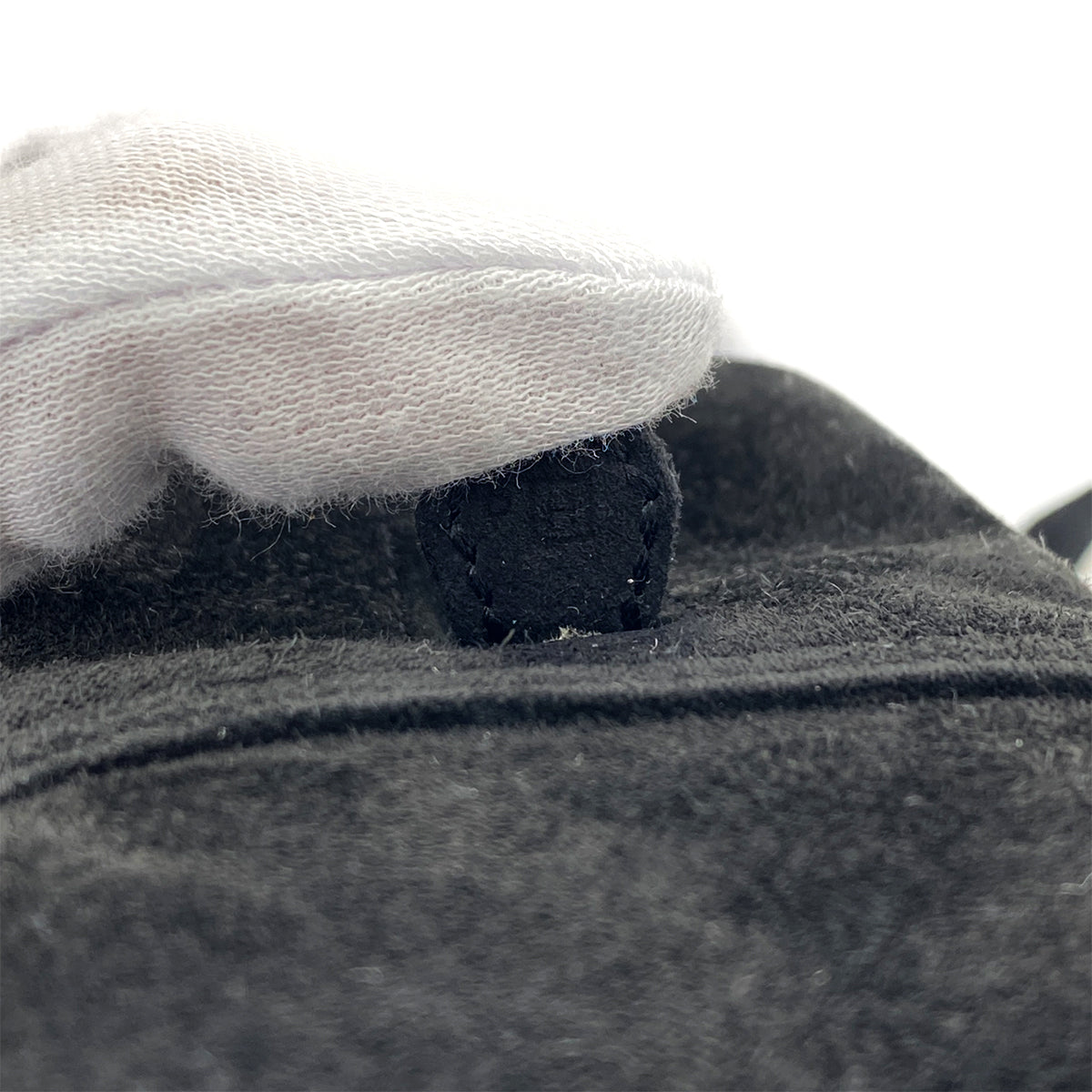 HERMES PLUME 20 BLACK DEBRIS HAND BAG □H 90299748