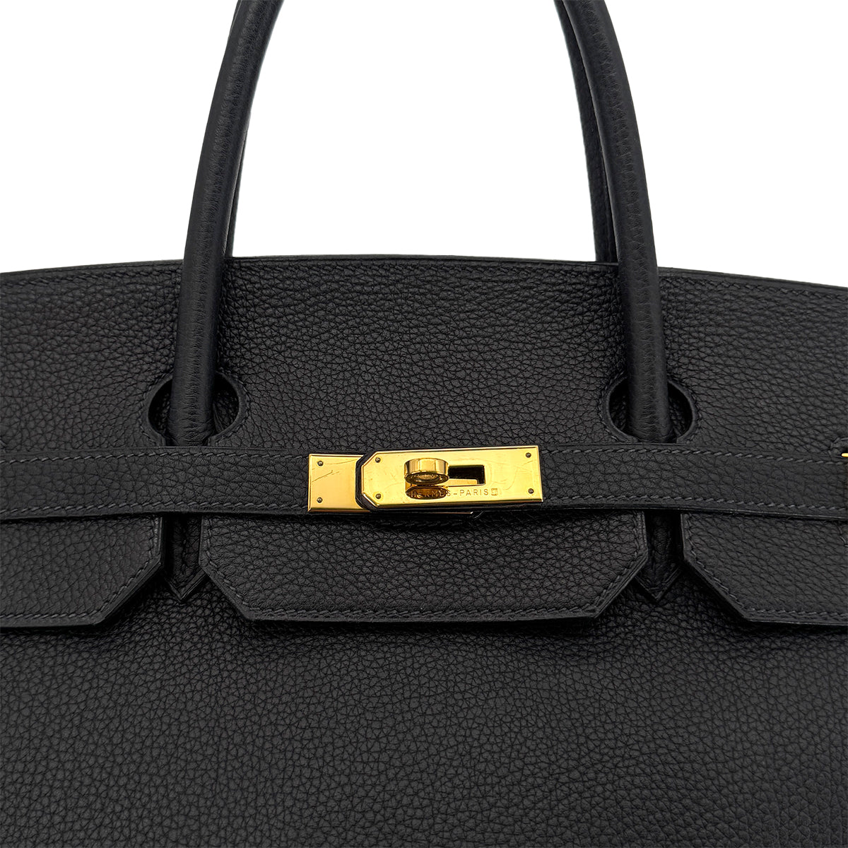 HERMES BIRKIN 40 BLUE INDIGO TOGO HAND BAG □D GHW 90299751