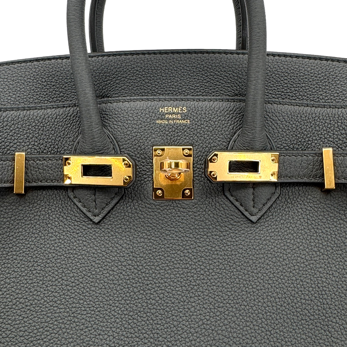 HERMES BIRKIN 25 VERT AMANDE TOGO HAND BAG W GHW 90300027