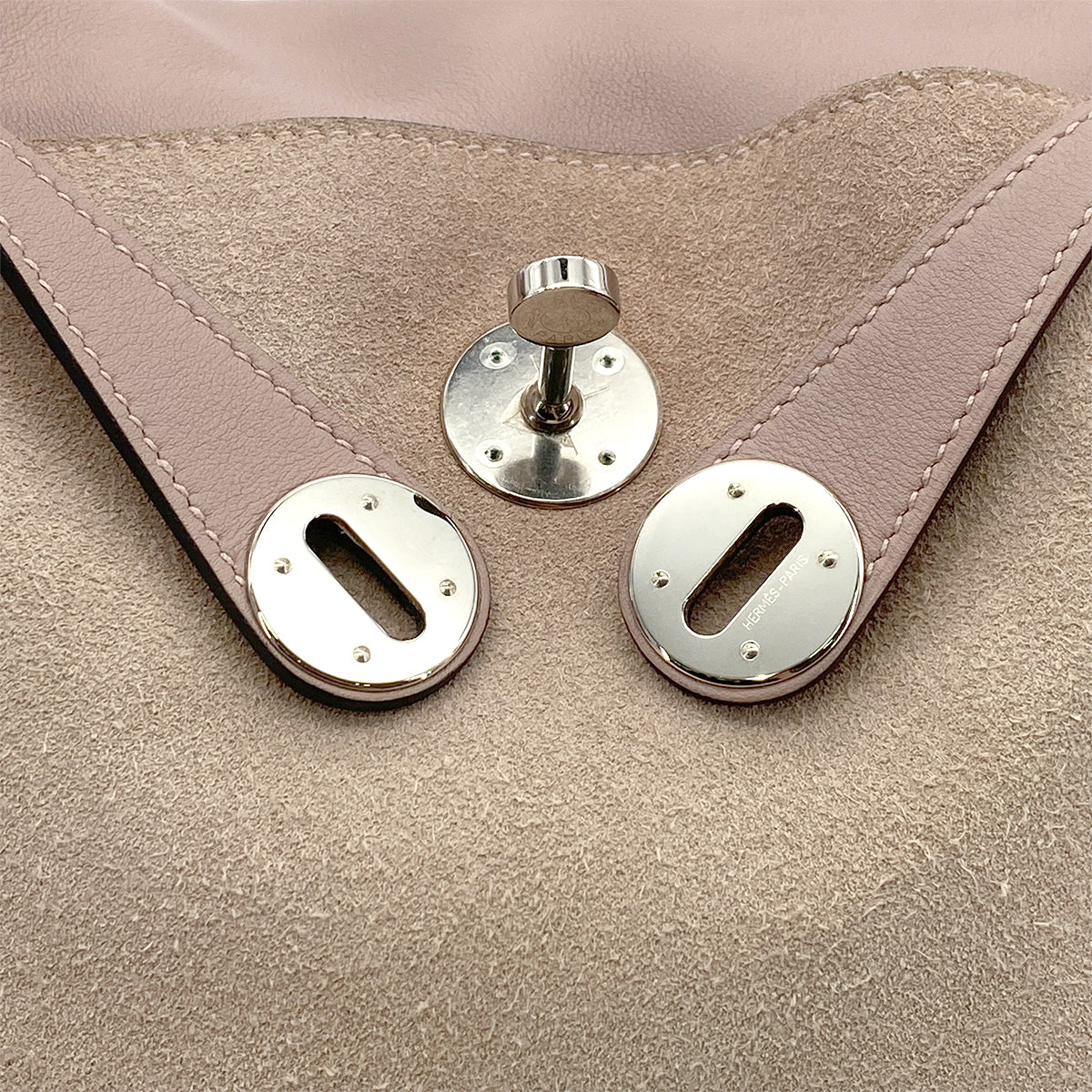 HERMES LINDY 26 GLYCINE SWIFT GRIZZLY SHOULDER BAG X SHW 90301706