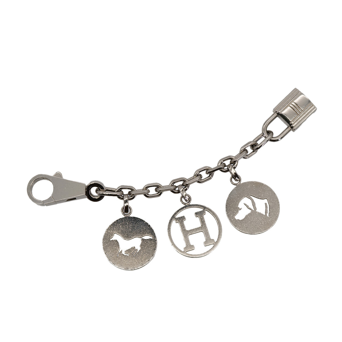 HERMES BAG CHARM AMULET 4 SILVER ACCESSORY 90302194