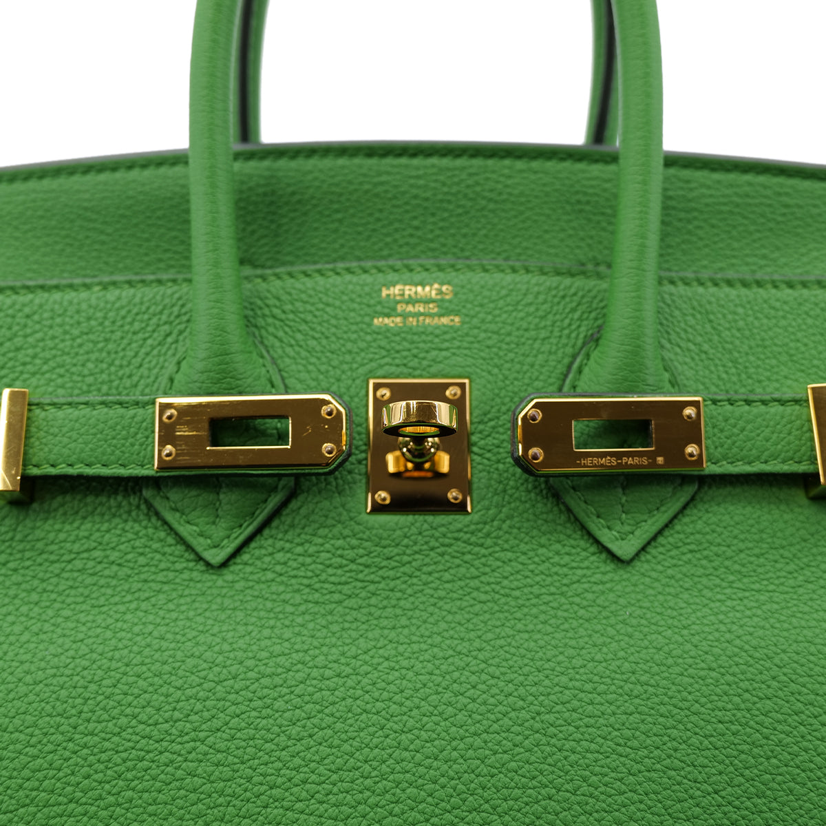 HERMES BIRKIN 25 VERT YUCCA TOGO HAND BAG B GHW 90302884