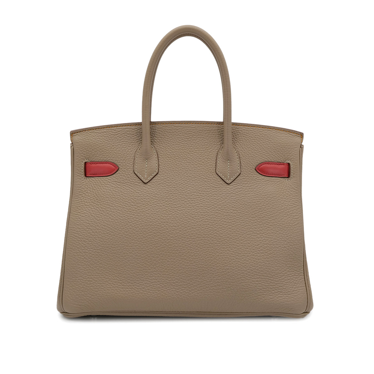 HERMES BIRKIN CASAQUE 30 GRIS TOURTERELLE MOUTARDE SANGUINE TAURILLON CLEMENCE VEAU SWIFT HAND BAG □P SHW 90302888