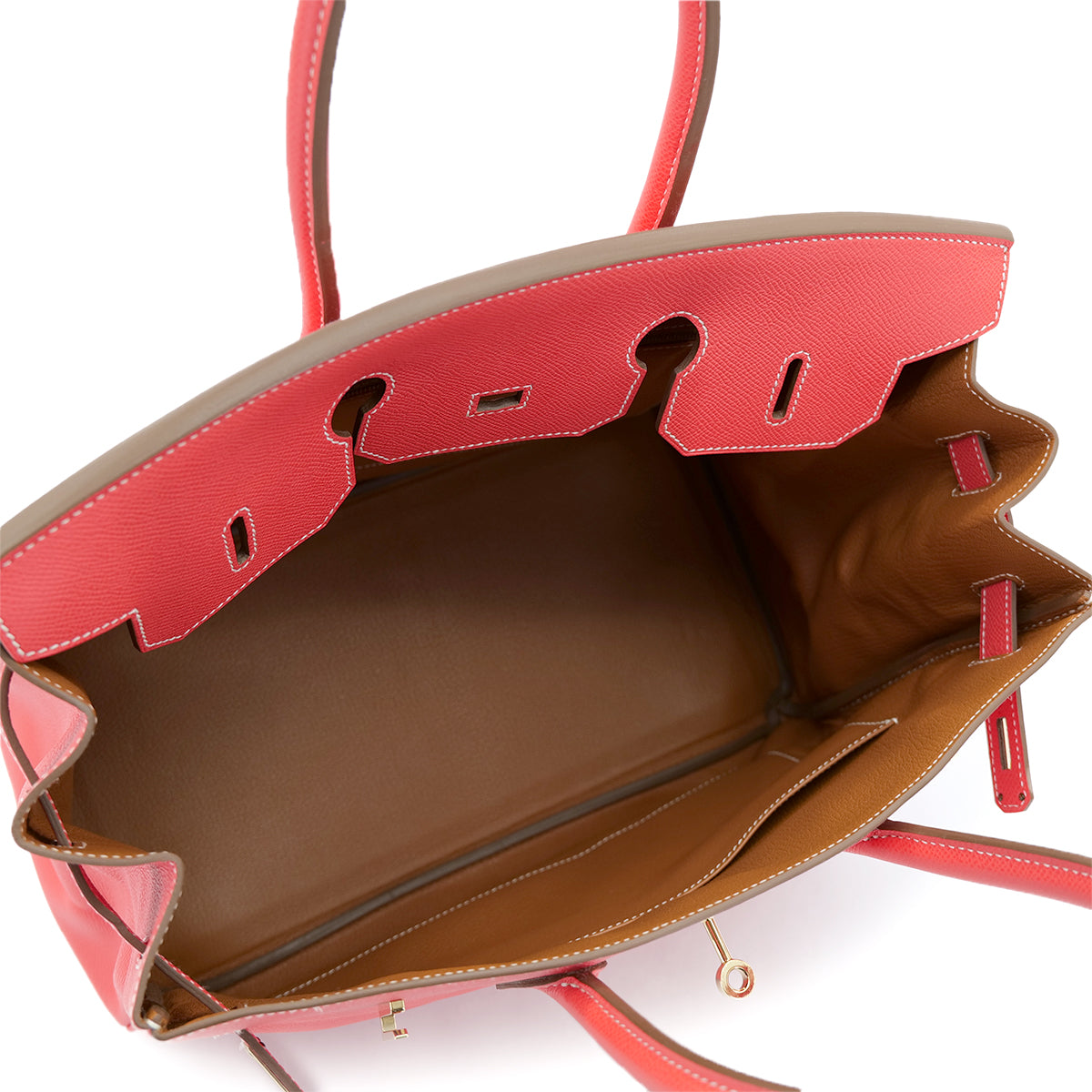 HERMES CANDY BIRKIN 35 ROSE JAIPUR GOLD VEAU EPSOM HAND BAG □P GHW 90302935
