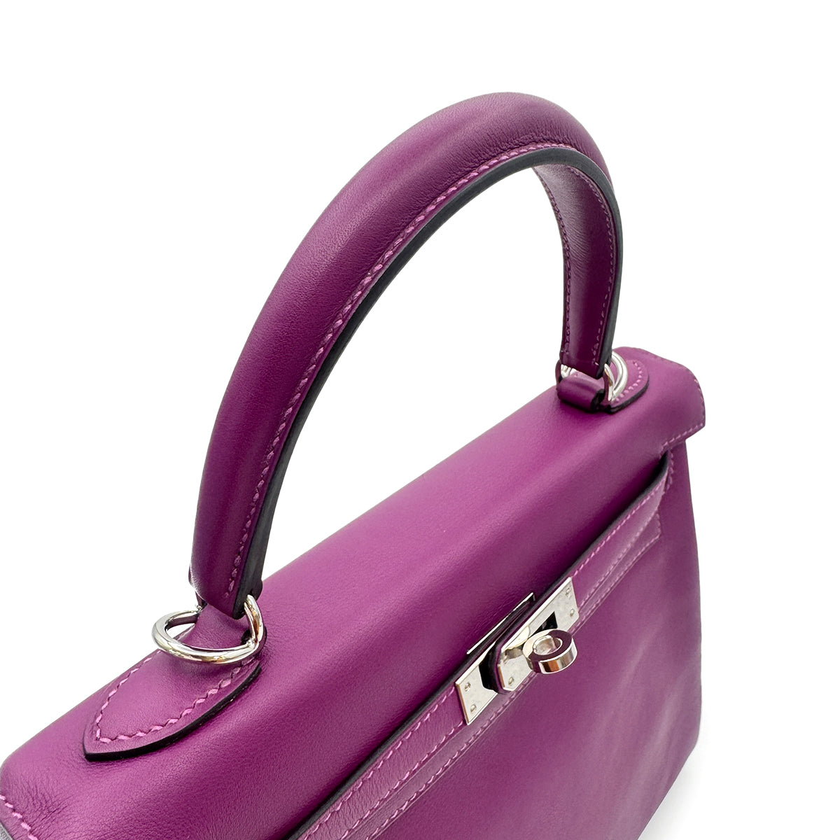 HERMES KELLY 25 RETOURNE ANEMONE VEAU SWIFT HAND SHOULDER BAG Y SHW 90303002 - PURPOSE