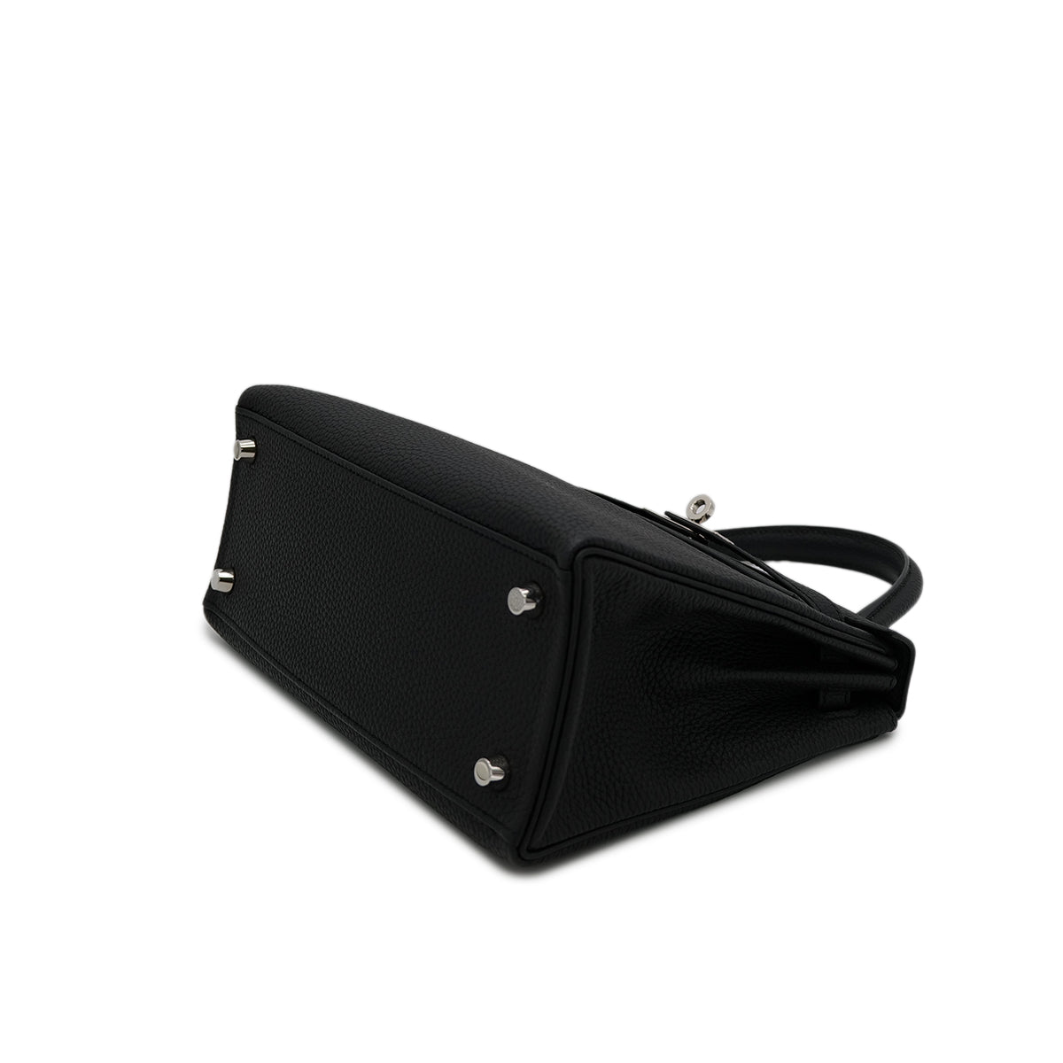 HERMES KELLY 25 RETOURNE BLACK TOGO HAND SHOULDER BAG D SHW 90303025 - PURPOSE