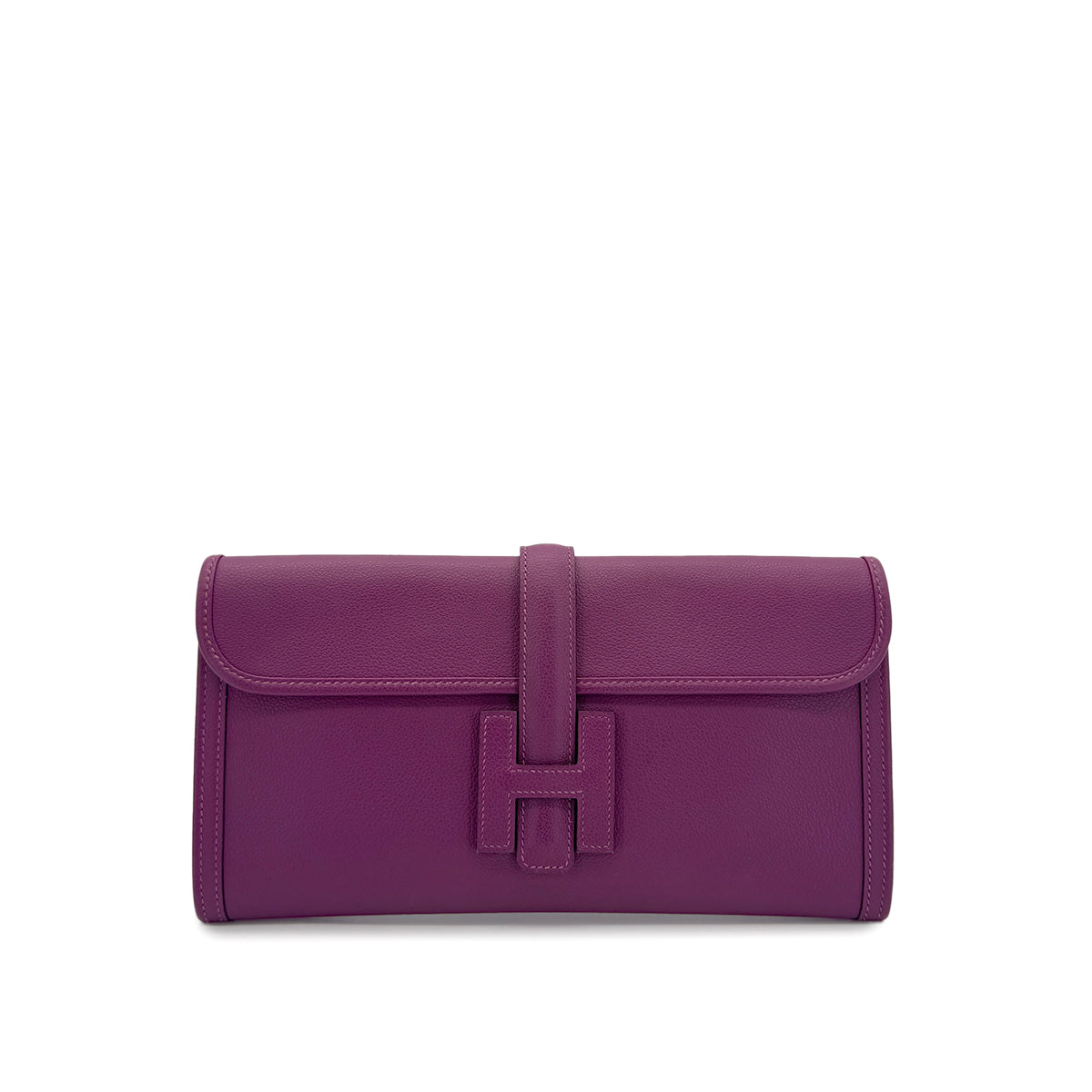 HERMES JIGE ELAN 29 ANEMONE EVERCOLOR CLUTCH BAG D 90303069