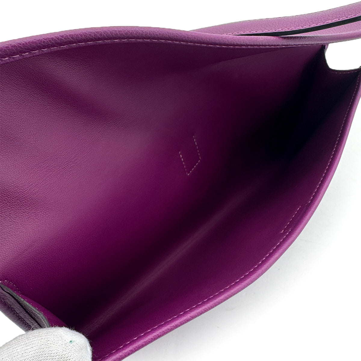 HERMES JIGE ELAN 29 ANEMONE EVERCOLOR CLUTCH BAG D 90303069