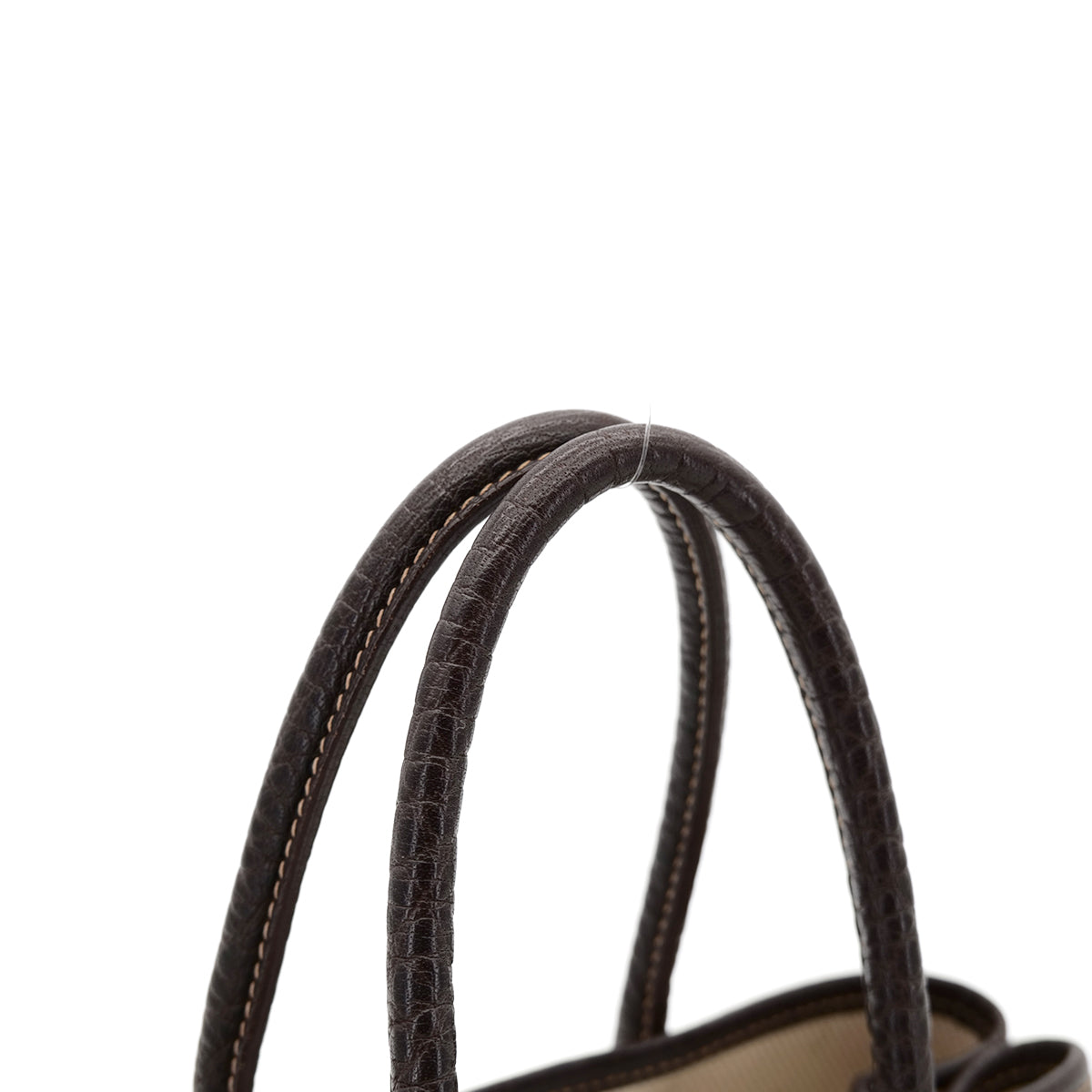 HERMES GARDEN PARTY TTPM MARON TOILE H BUFFLE SKIPPER HAND BAG □H 90303071