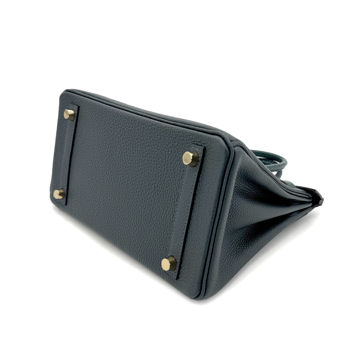 HERMES BIRKIN 25 TOUCH VERT CYPRESS VERT FONCE LIZARD TOGO HAND BAG W GHW 90303310