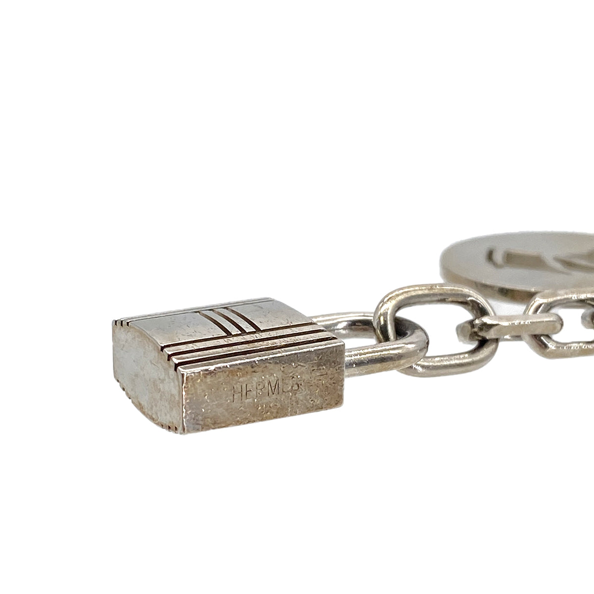 HERMES BAG CHARM AMULET 4 SILVER ACCESSORY 90303493