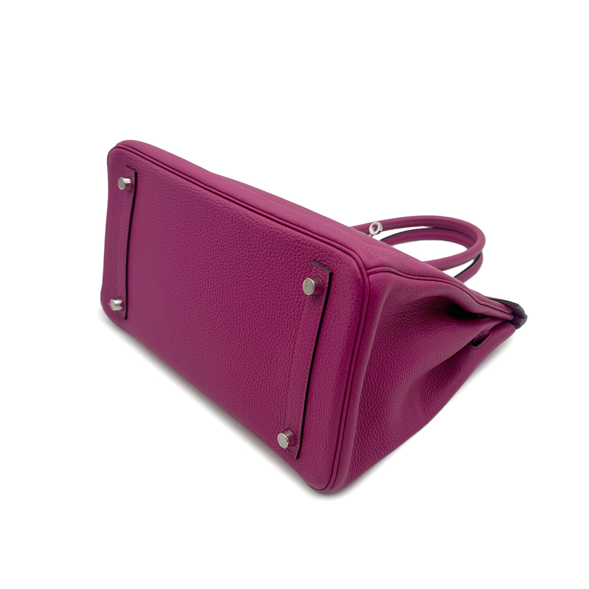 HERMES BIRKIN 30 ROSE PURPLE TOGO HAND BAG A PHW 90303612