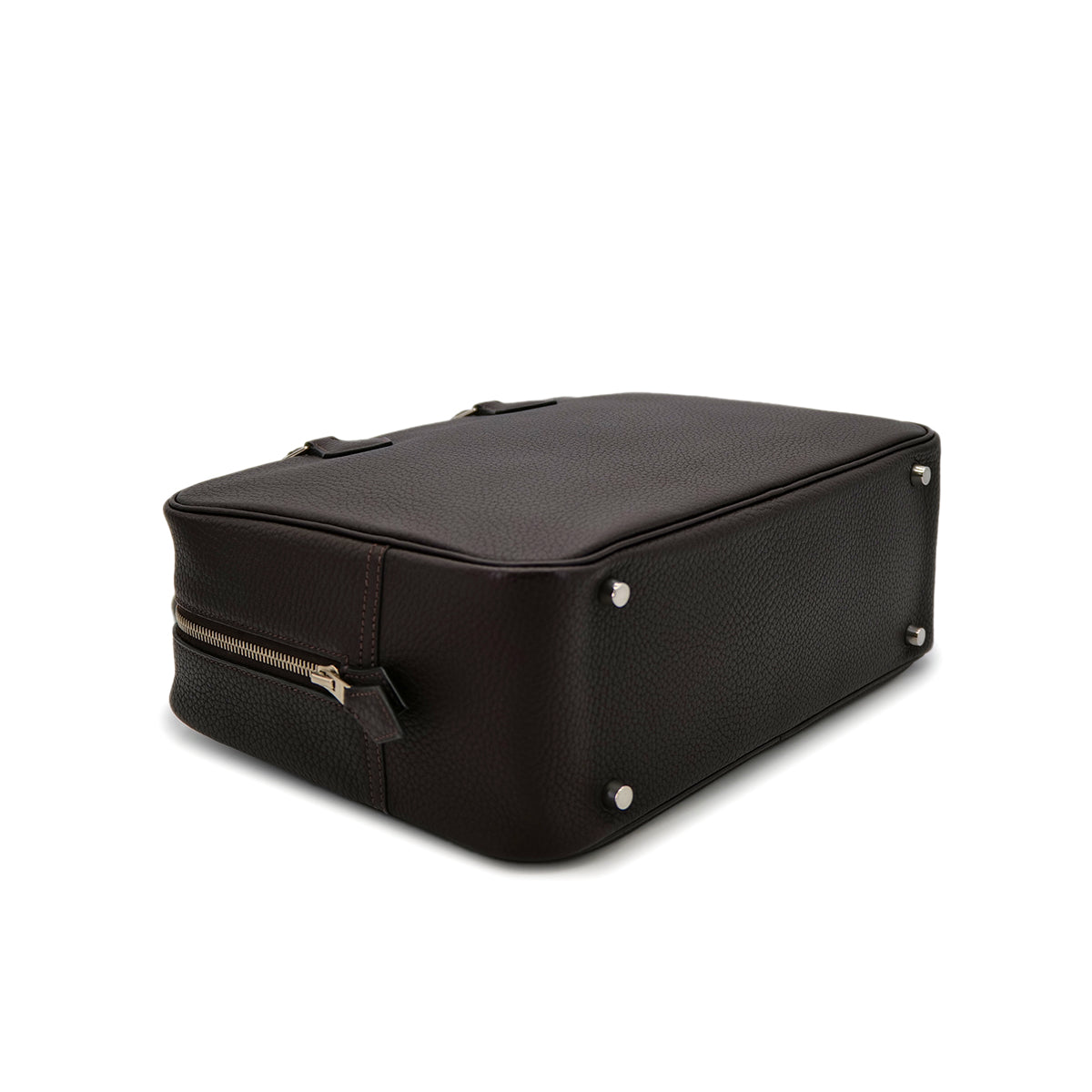 HERMES PLUME 32 EBENE FJORD HAND BAG □J PHW 90303900