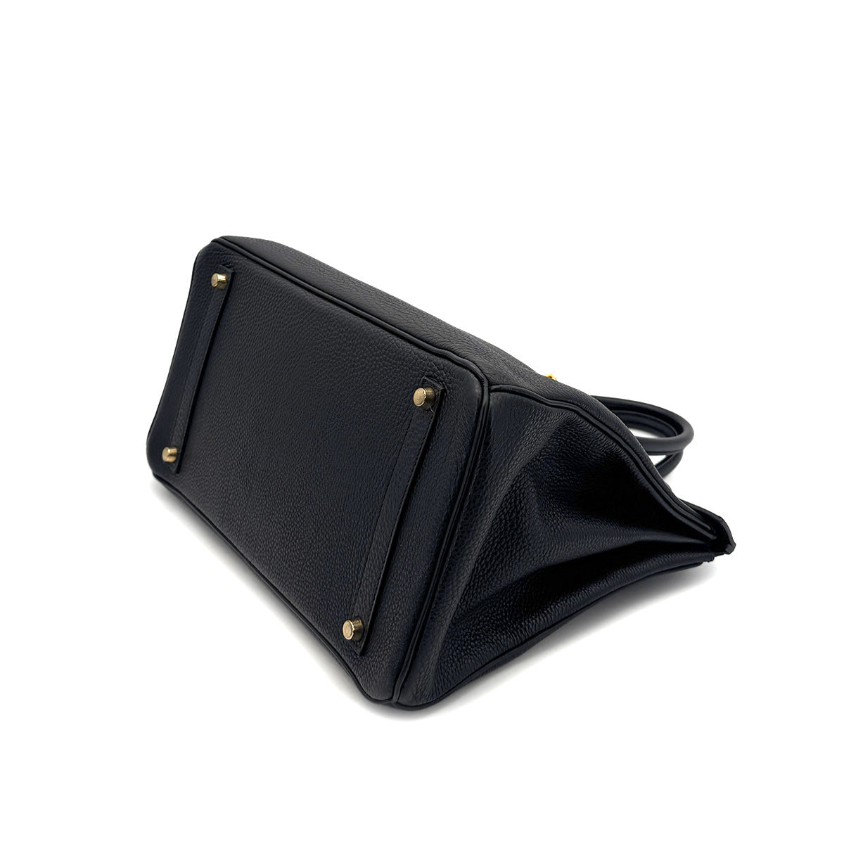 HERMES BIRKIN 35 BLACK TOGO HAND BAG □D GHW 90304730