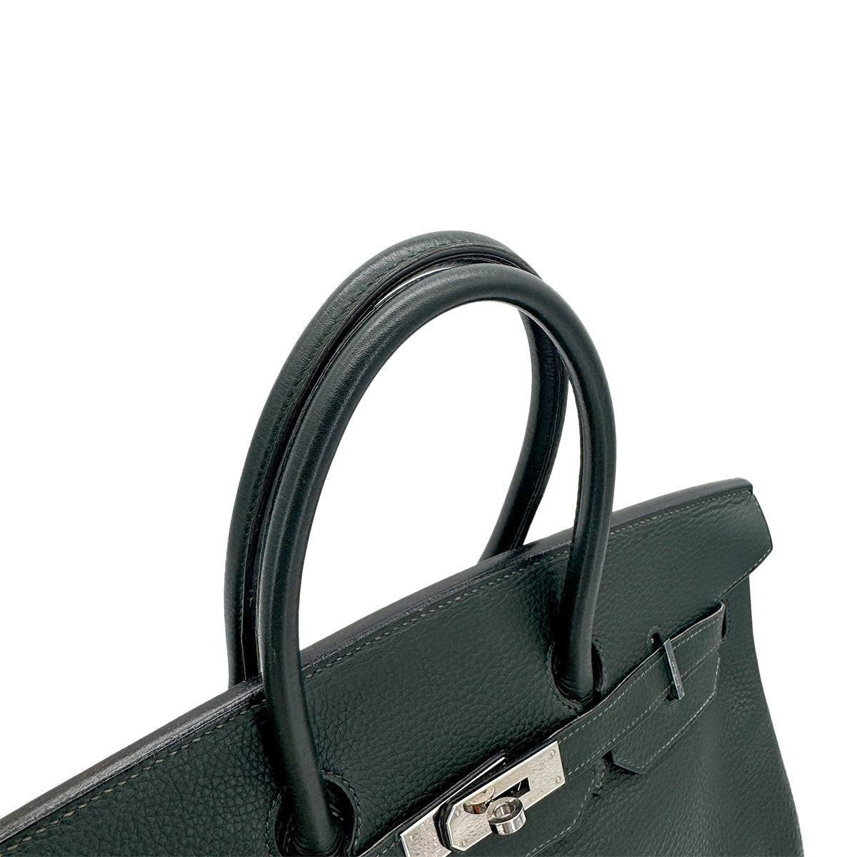 HERMES BIRKIN 35 VERT TOGO HAND BAG □F PHW 90304734