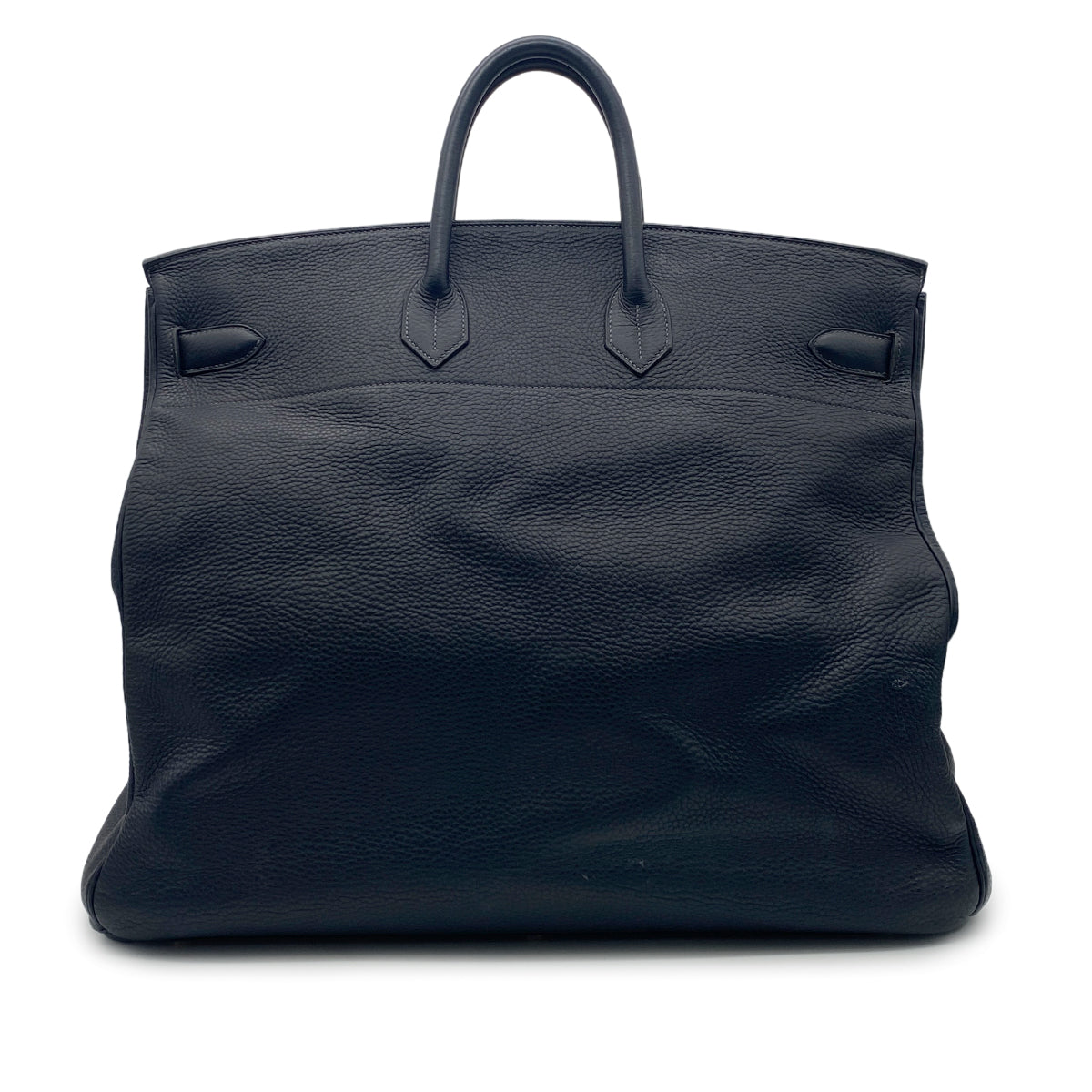 HERMES HAUT A COURROIES 50 BLUE INDIGO TOGO HAND BAG □E GHW 90304764