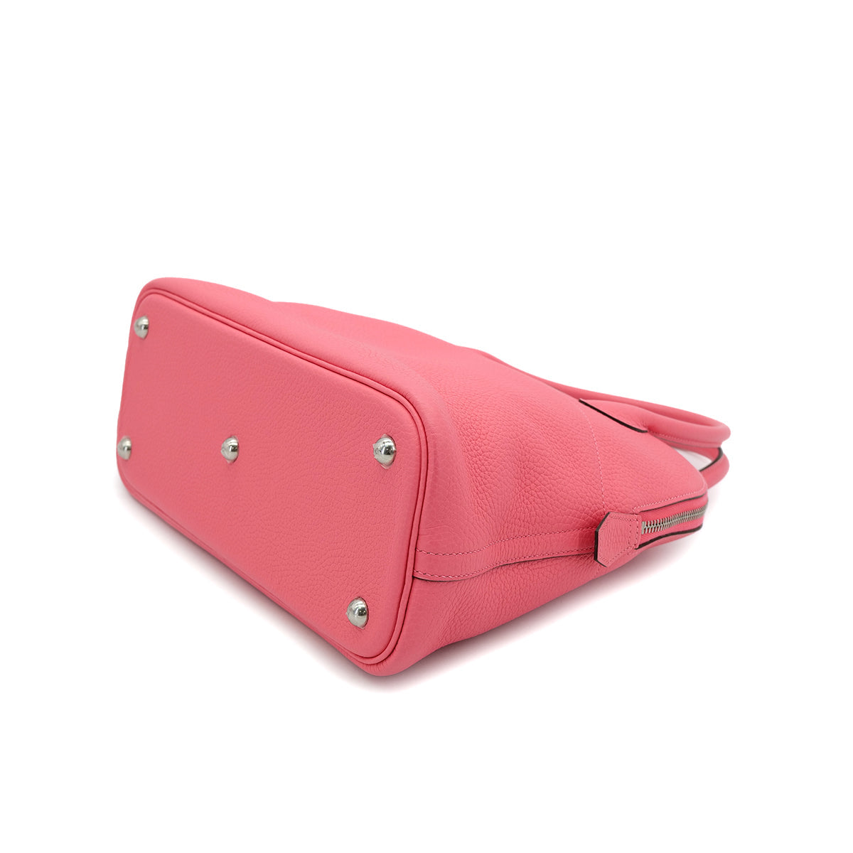 HERMES BOLIDE 31 ROSE AZALEE TAURILLON CLEMENCE HAND SHOULDER BAG Y 90304770