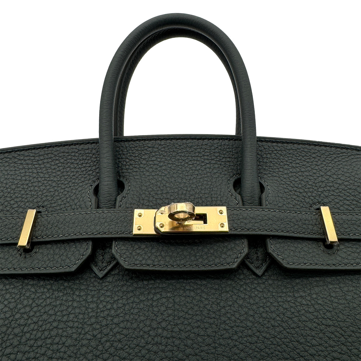 HERMES BIRKIN 25 VERT MANGROVE TOGO HAND BAG K PGHW 90305223