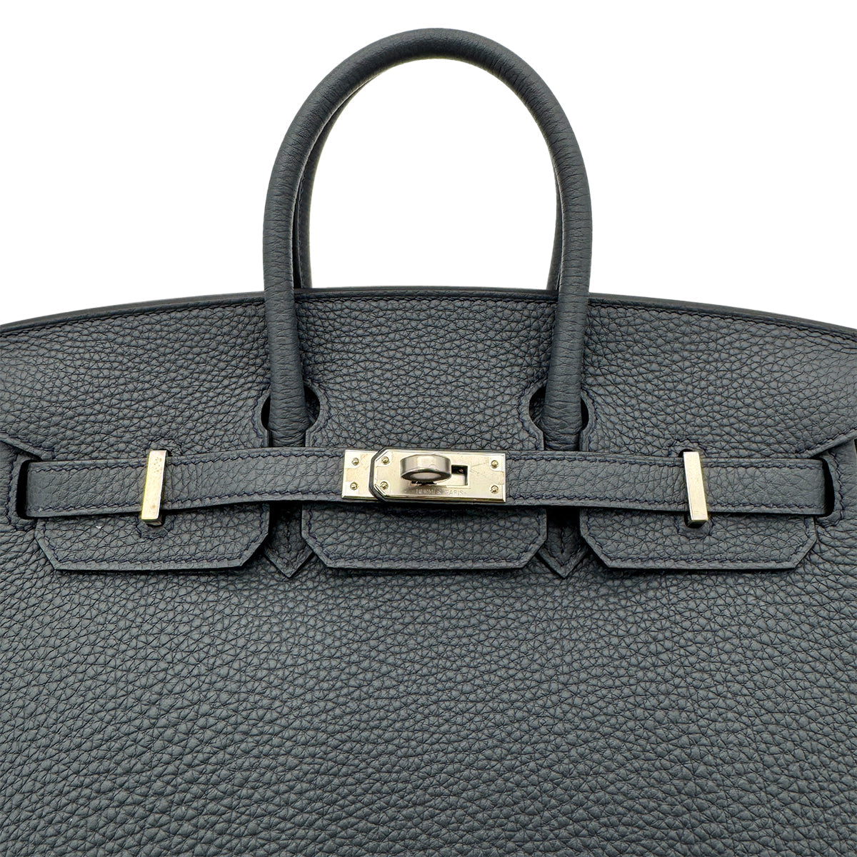 HERMES BIRKIN 25 GRIS MISTY TOGO HAND BAG W PHW 90305225
