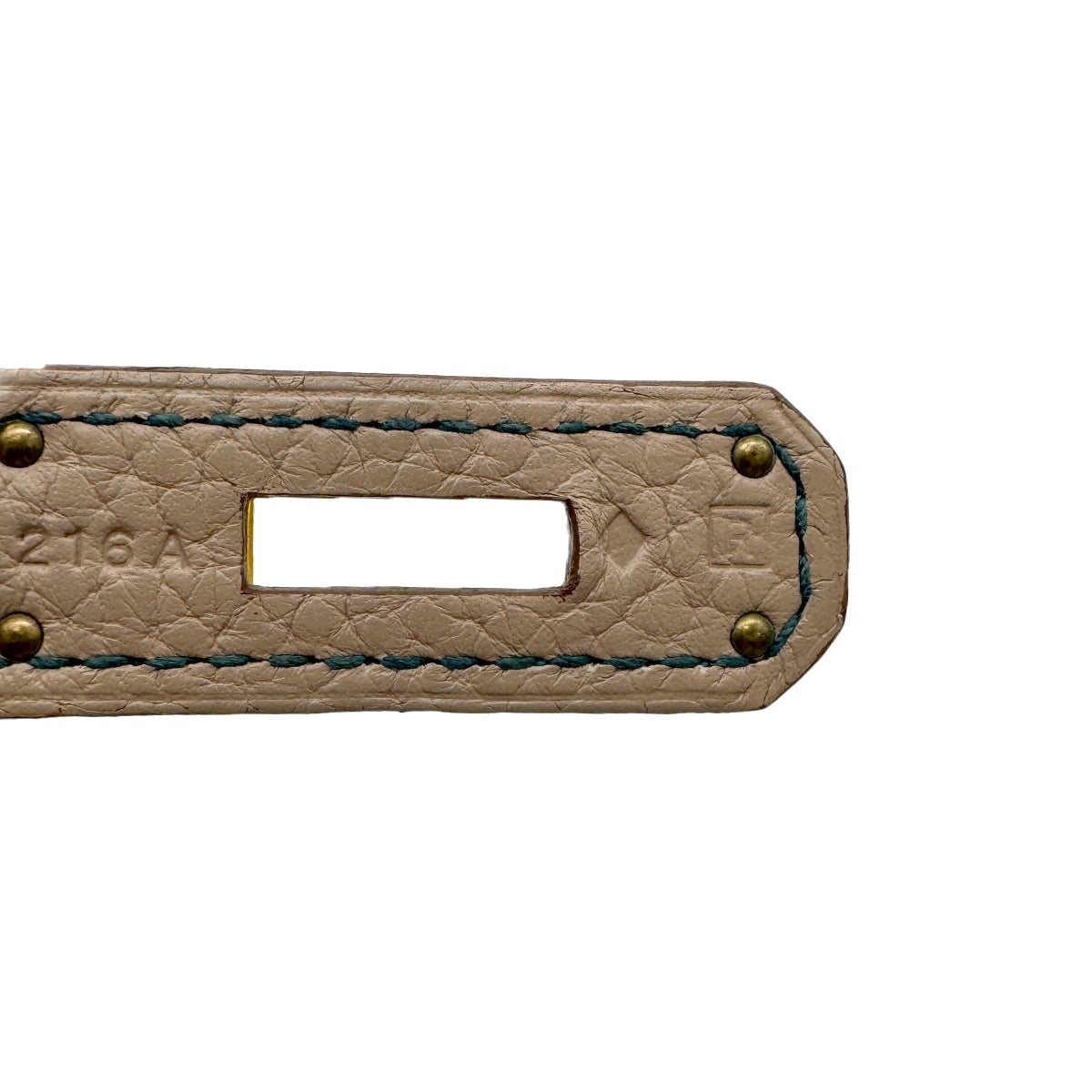 HERMES BIRKIN 35 VERSO ARGILE COBALT TAURILLON CLEMENCE HAND BAG □R GHW SPO 90305231