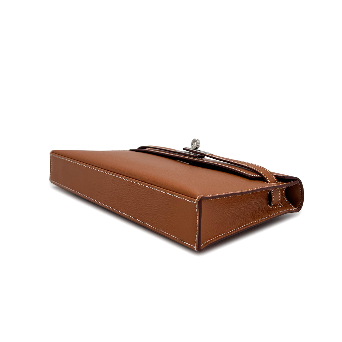 HERMES KELLY ELAN GOLD VEAU MADAME CLUTCH SHOULDER BAG W PHW 90305239 - PURPOSE
