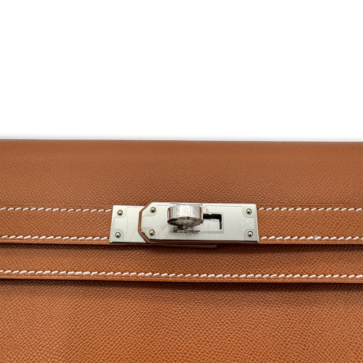 HERMES KELLY ELAN GOLD VEAU MADAME CLUTCH SHOULDER BAG W PHW 90305239 - PURPOSE