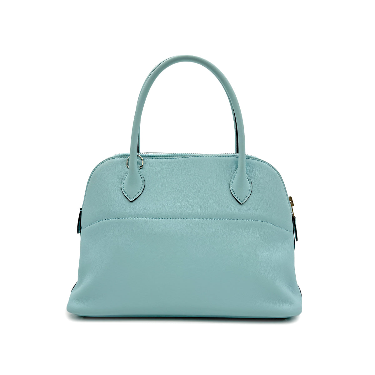 HERMES BOLIDE 27 BLEU ZEPHYR SWIFT HAND SHOULDER BAG A PHW 90305469 - PURPOSE
