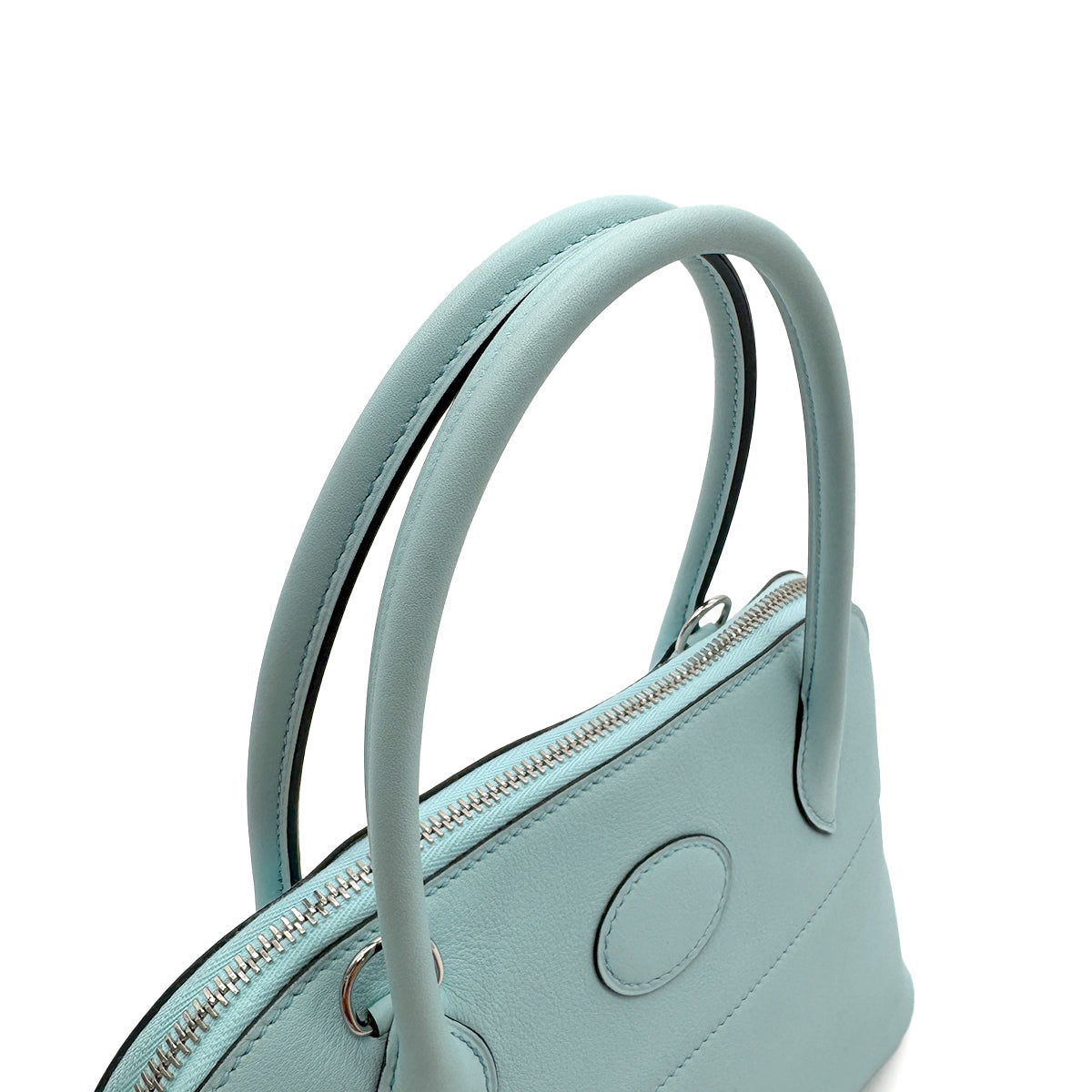 HERMES BOLIDE 27 BLEU ZEPHYR SWIFT HAND SHOULDER BAG A PHW 90305469 - PURPOSE