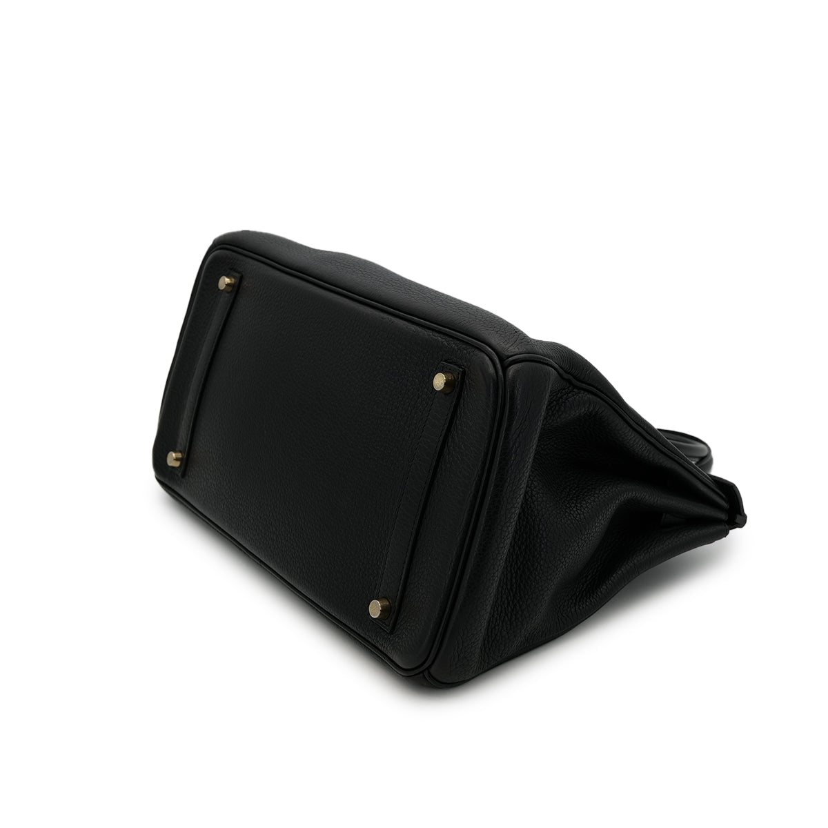 HERMES BIRKIN 35 BLACK TAURILLON CLEMENCE HAND BAG □K GHW 90305897