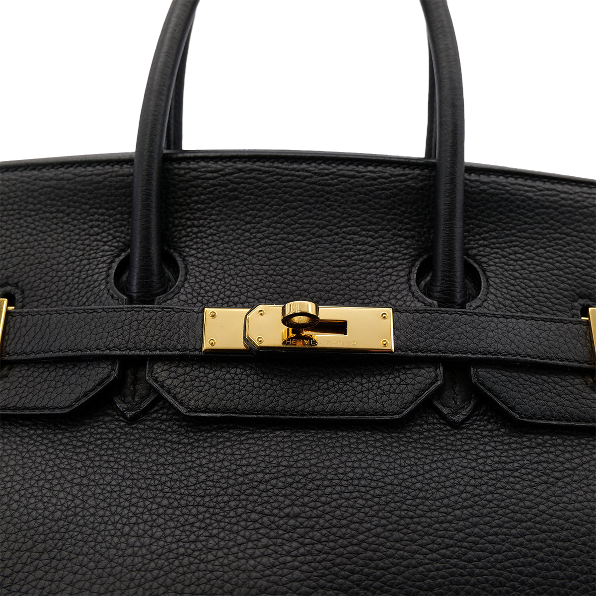 HERMES BIRKIN 35 BLACK TAURILLON CLEMENCE HAND BAG □K GHW 90305897