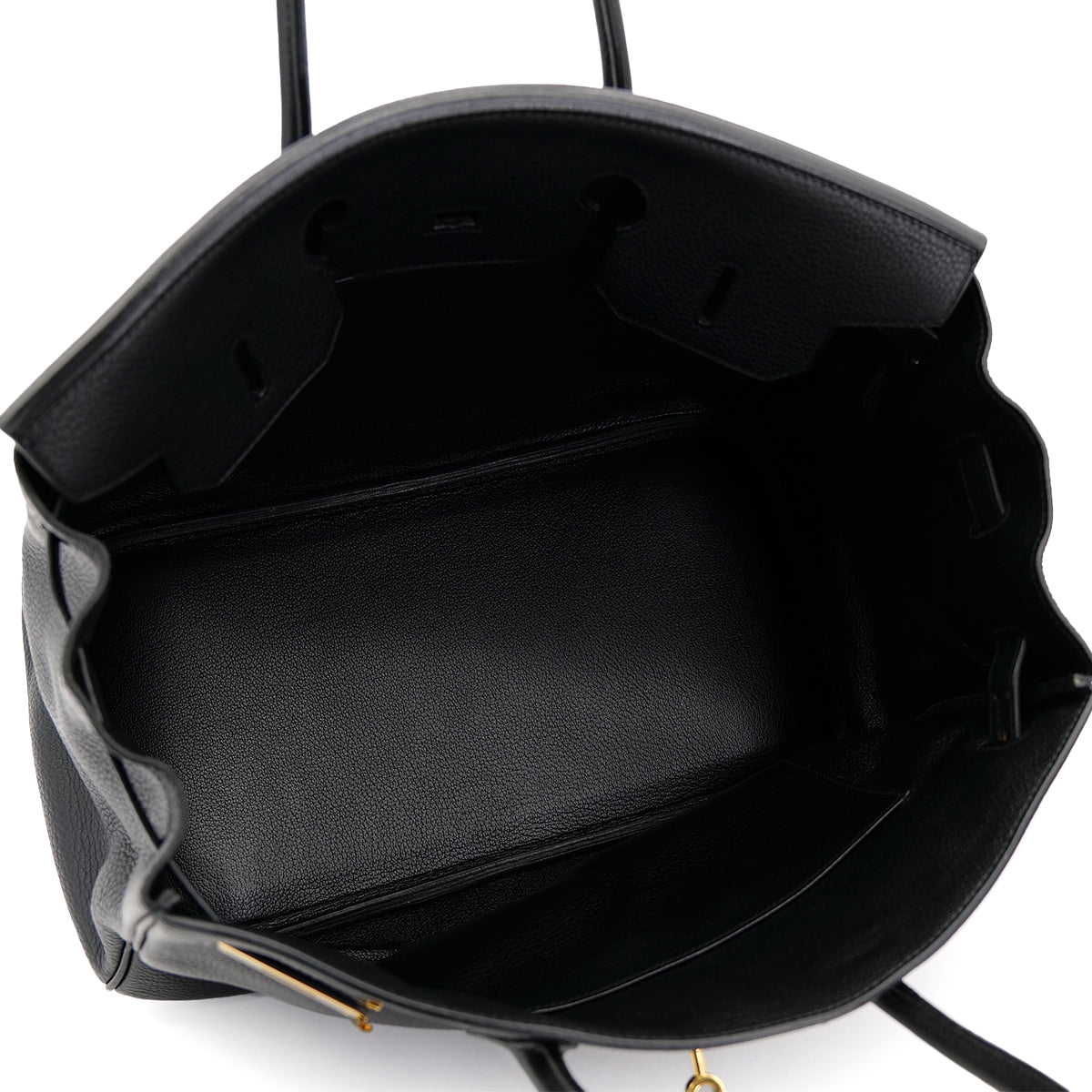 HERMES BIRKIN 35 BLACK TAURILLON CLEMENCE HAND BAG □K GHW 90305897