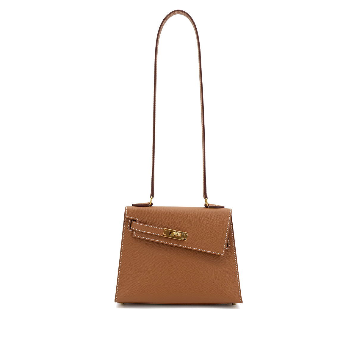 HERMES KELLY 20 SELLIER EN DESORDRE GOLD EPSOM SHOULDER BAG B GHW 90305997