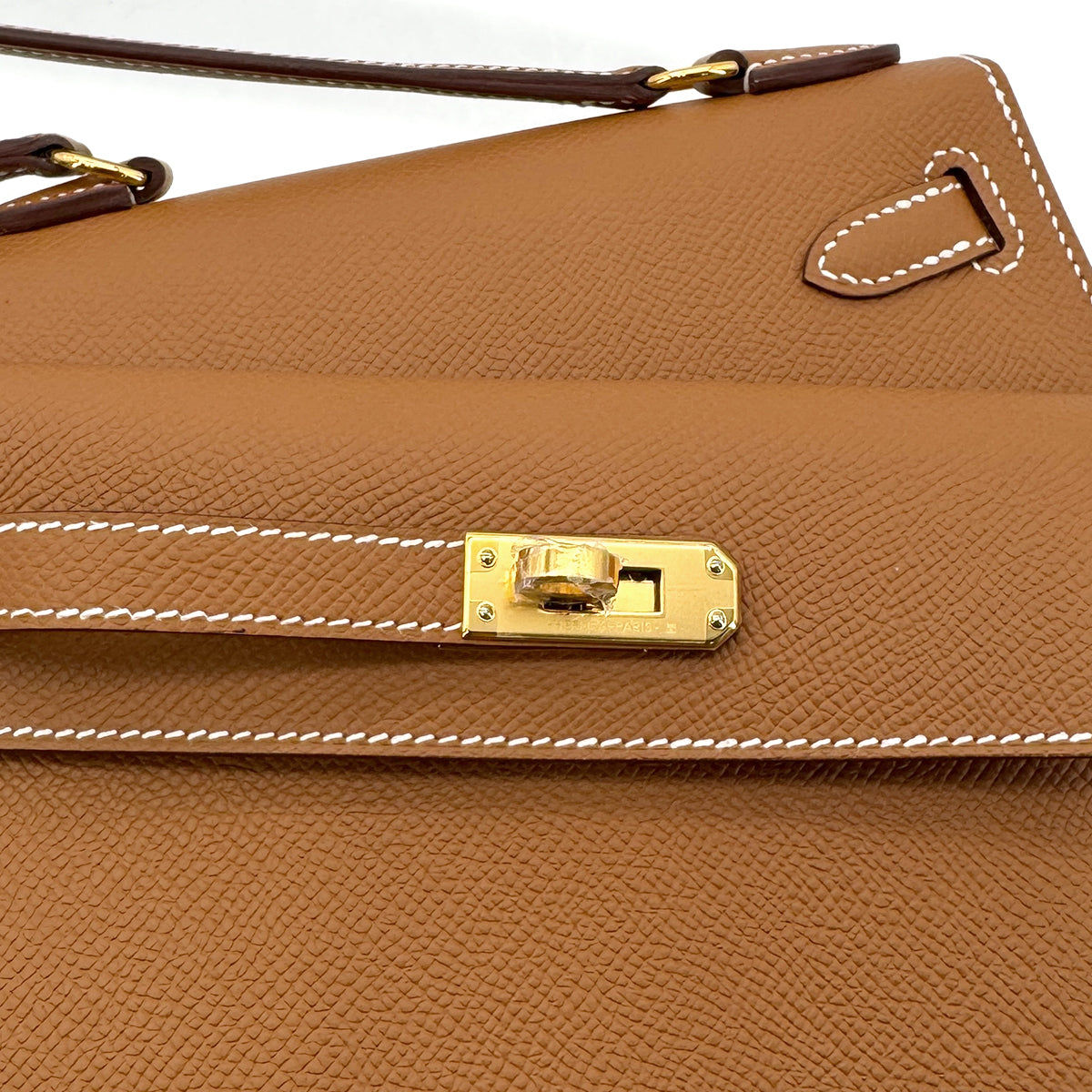 HERMES KELLY 20 SELLIER EN DESORDRE GOLD EPSOM SHOULDER BAG B GHW 90305997