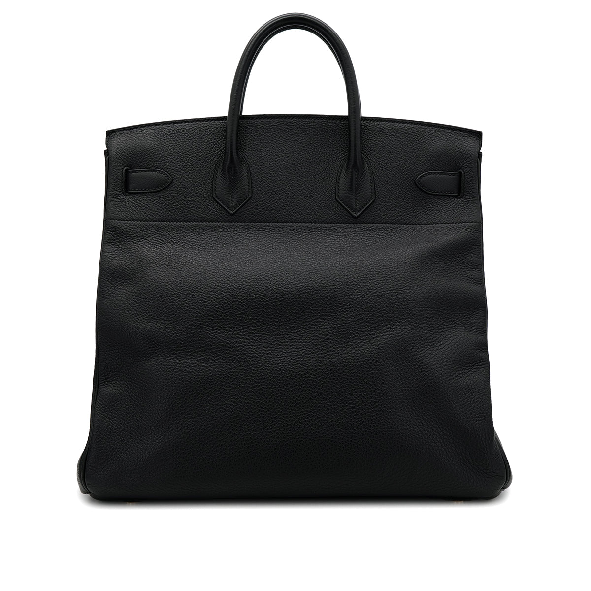 HERMES HAUT A COURROIES 40 BLACK TOGO HAND BAG □F GHW 90306275