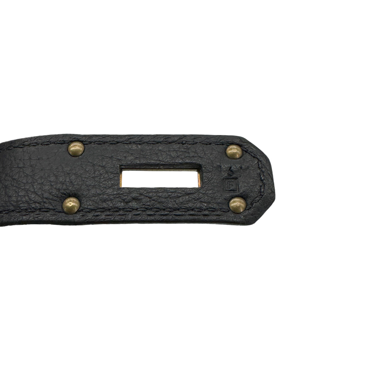 HERMES HAUT A COURROIES 40 BLACK TOGO HAND BAG □F GHW 90306275