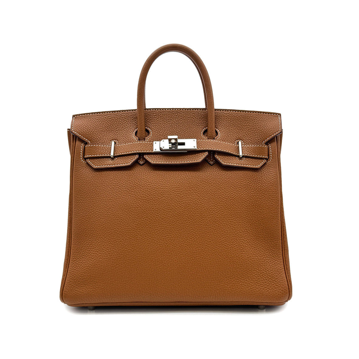 HERMES HAUT A COURROIES 28 GOLD TOGO HAND BAG □I PHW 90306278