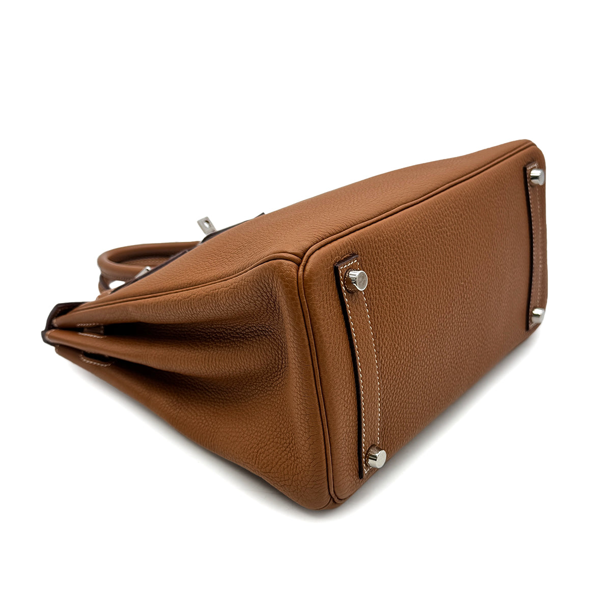 HERMES HAUT A COURROIES 28 GOLD TOGO HAND BAG □I PHW 90306278